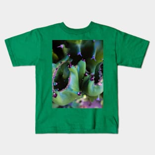 Abstract view from a cactus part Kids T-Shirt